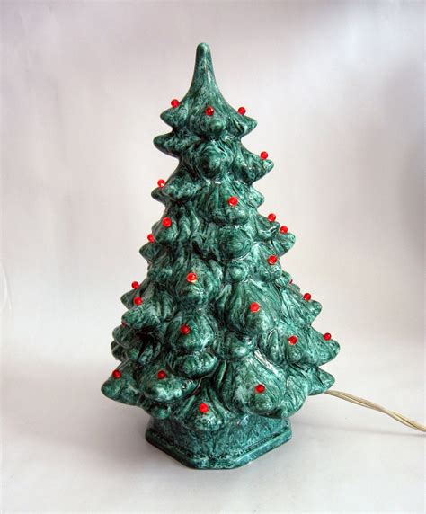 vintage 1970s ceramic christmas tree